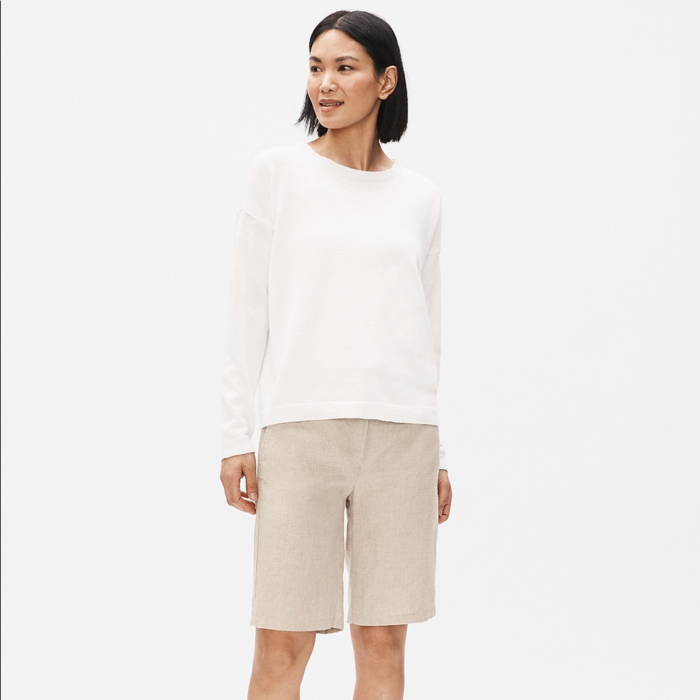 Eileen Fisher Linen Shorts Size 2